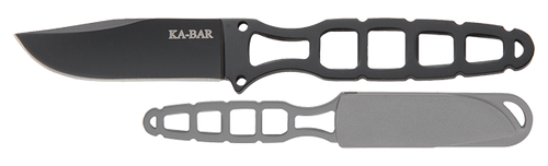 Ka-Bar Skeleton 2.50" Fixed Clip Point Plain