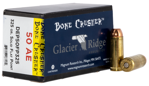 Magnum Research BoneCrusher 50AE 325gr Flat Point