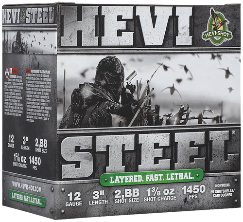 HEVI-Shot HEVI-Steel Waterfowl 12Gauge 3" 1 3/8oz