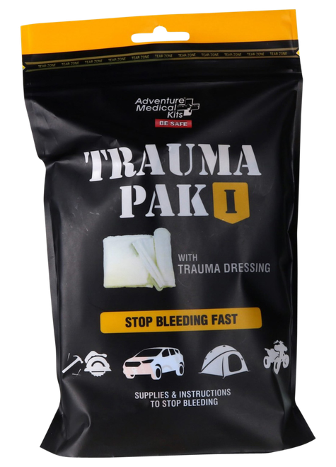 Adventure Medical Kits Trauma Pak I Stop Bleeding Clotting Gauze