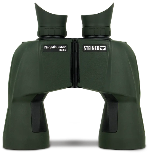 Steiner Nighthunter 8x56mm BaK-4 Porro Prism Auto Focus Matte Green Makrolon w/Rubber Armor