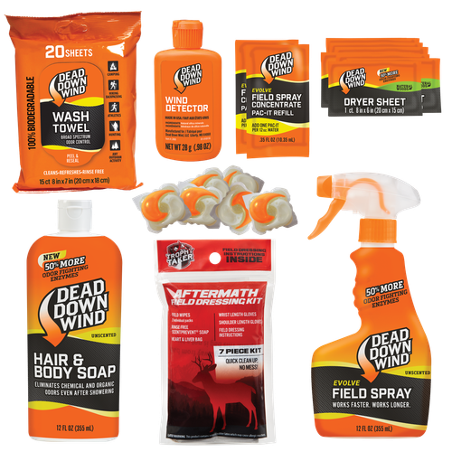 Dead Down Wind Super Slam Kit Odor Eliminator Unscented 25 Piece