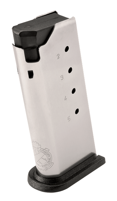 Springfield Armory XD-S 45 ACP 5rd Magazine, Stainless Steel - XDS5005