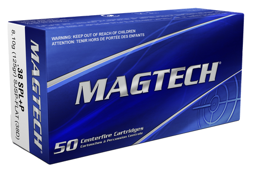 Magtech Range/Training 38Special+P 125gr Semi Jacketed Soft