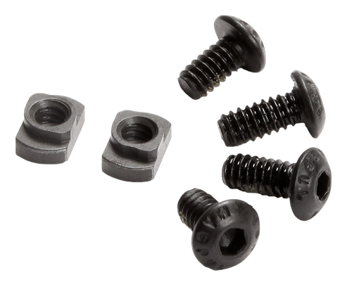 Magpul MAG615-BLK M-LOK T-Nut Replacement Set Chromoly Steel Black Manganese Phosphate
