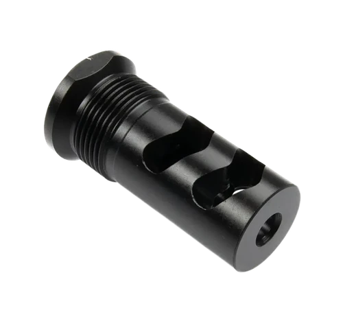 Wilson Combat Muzzle Brake Whisper 5.56 NATO 1/2"x28 Black Melonite - SPRTMBFB556