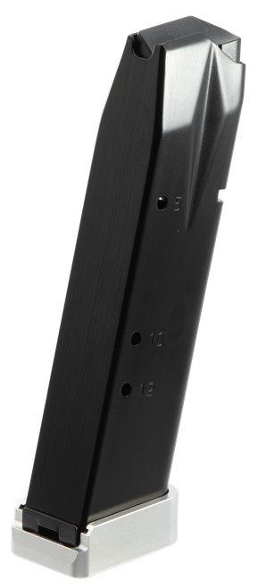 Mec-Gar Sig P226 Extended X5 with Anti-Friction 40 S&W 14rd Magazine, Blued - MG9226X54014AFC
