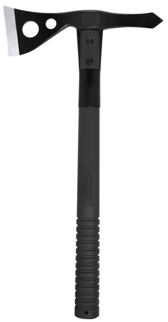S.O.G Tactical 2.75" Blade 420HC Black Side Hammer Checkering Green Handle - SOGF01TNCP