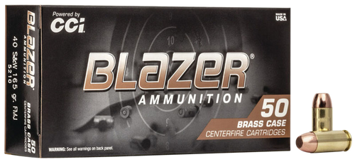 CCI Blazer Brass Handgun 40S&W 165gr Full
