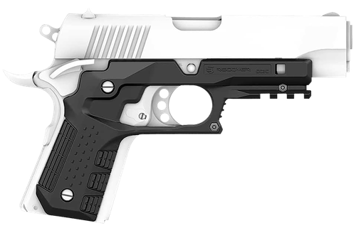 Recover Tactical CC3C-01 Grip & Rail System Black Polymer Picatinny for Compact 1911