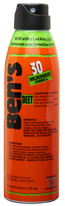 Ben's 000 30 Odorless Scent 6oz Aerosol