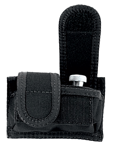 Uncle Mike's Universal SpeedLoader Magazine Pouch Double Black Kodra Hook - 88281