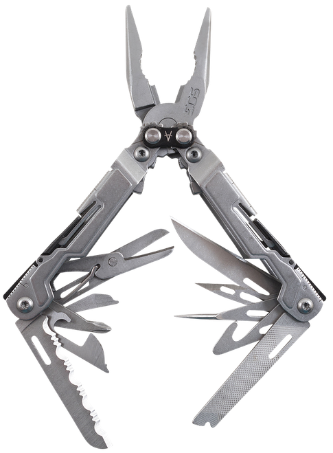 S.O.G PowerPint Stonewashed Stainless Steel 5Cr15MoV Long Features 18 Tools