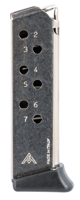 Mec-Gar Walther PPK/S Carbon 380 ACP 7rd Magazine, Nickel - MGWPPKSFRN