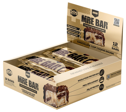 Redcon1 MRE Protein Bar Cookie Dough 12 Pack - RC1MREBCCCD12