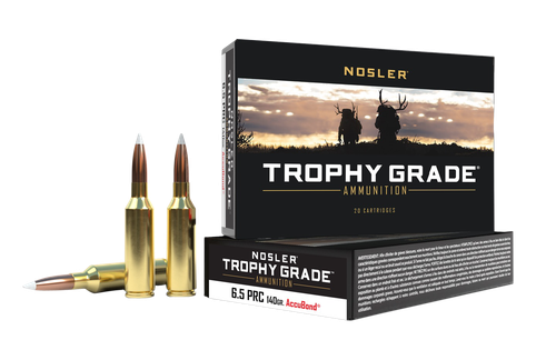 Nosler Trophy Grade 6.5PRC 140gr AccuBond 20 Per Box/10 Case