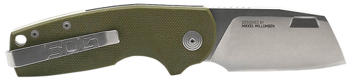 S.O.G Stout FLK 2.10" Folding Cleaver Stonewashed