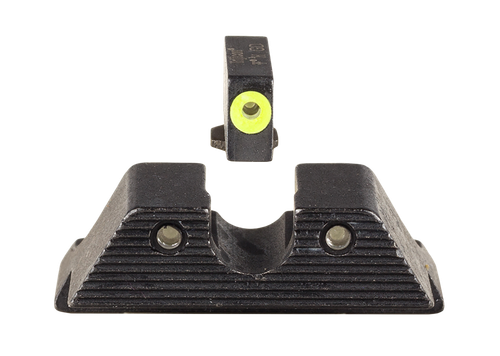 Trijicon HD XR Night Sight Set Green Tritium/Yellow Outline Front Rear Black Frame Fits Glock/48/43/43X/43E Excludes MOS