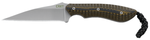 Columbia River CRKT S.P.E.W. 3" Fixed Wharncliffe Plain Bead Blasted Black/Brown Blade/G10 Handle Includes Sheath