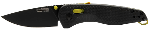 S.O.G Aegis At 3.13" Folding Drop Point Plain Black TiNi Cryo D2 Steel Blade - SOG11411141