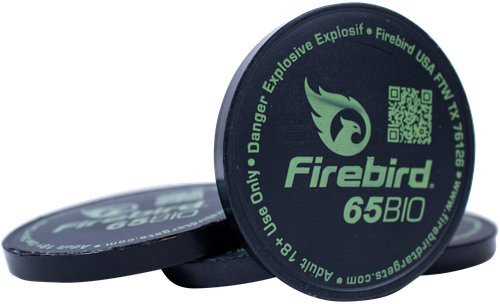 Firebird Flash/Smoke/Sound Impact Universal Firearm 65mm 10 Pack - 65BIO