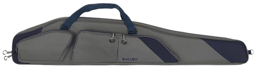 Allen Kenosha Rifle Case 50" Gray Endura with Indigo Trim Foam Padding Gusseted - 64250