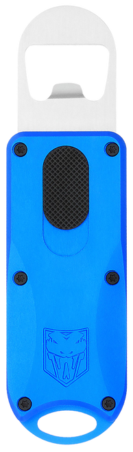 CobraTec Knives Bottle Opener Blue Aluminum/Stainless Steel