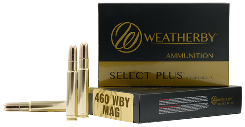 Weatherby Select Plus 460 Wby Mag Ammo 450gr Barnes TSX Lead Free 20 Rounds - B460450TSX