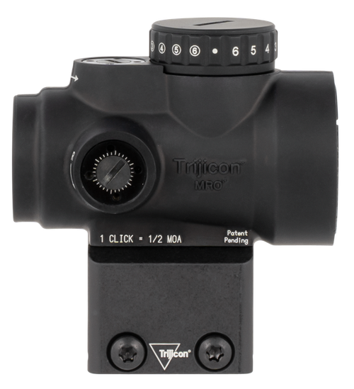 Trijicon MRO HD Matte Black 1 x 25 mm 2 MOA Red Dot/68 Circle Multi Reticle Lower 1/3 Cowitness Mount
