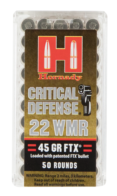 Hornady Critical Defense 22 WMR 45 gr