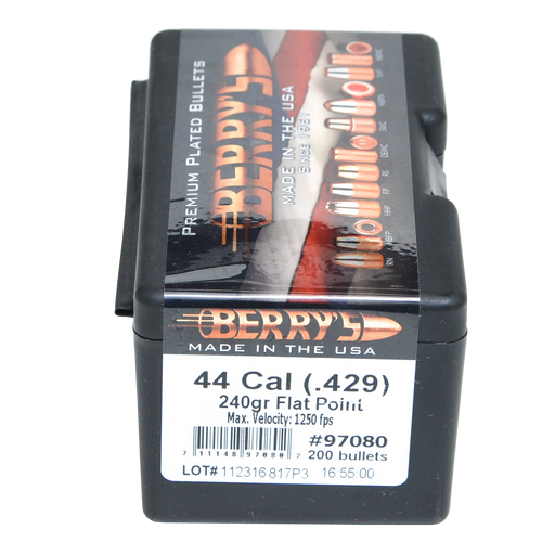 Berry's Superior Pistol 44Cal 240gr Flat Point