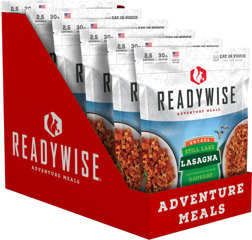 Readywise Lasagna with Sausage Freeze Dried Entrees 2.5 Servings - RW05005