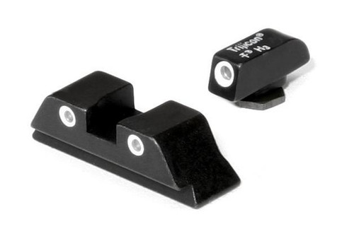 Trijicon Bright & Tough Night Sights Green/Tritium White Outline Front - 600227