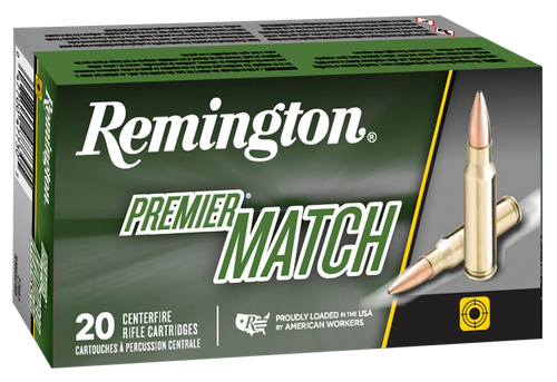 Remington Premier Match 223 Rem Ammo 52gr BTHP 20 Rounds - 27682