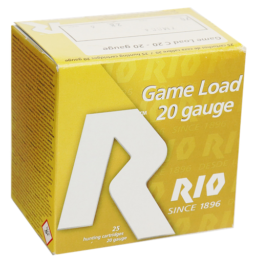 Rio Game 20 Gauge Ammo 3" 1-1/4oz #6 25 Rounds - RC20MGN6
