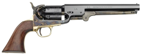 Pietta 1851 Navy 44 Cal 7.50" 6-Round Color Case Hardened Frame Blued Cylinder - PF51CH44712