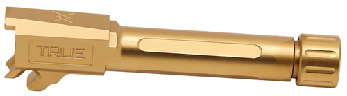 True Precision Sig 9mm Luger 3.10" Threaded Gold TiN Fits P365 SAS/P365X Barrel - TPP365BXTG
