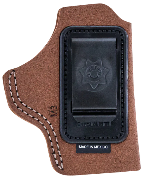 Bianchi 6C IWB Tan Leather Belt Clip Fits Glock 19/23/26/27/36 Right Hand