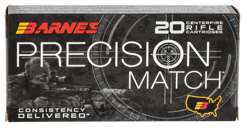 Barnes Bullets Precision Match 5.56x45mmNATO 85gr Open Tip Boat Tail 20 Per Box/10 Case