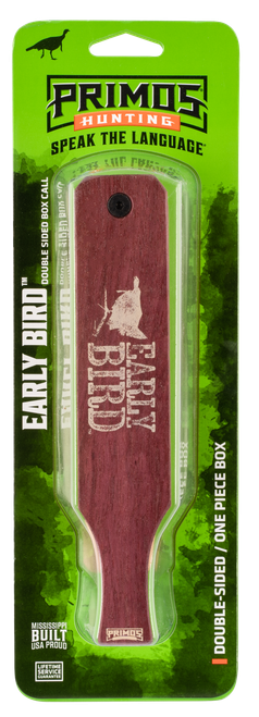 Primos Early Bird Box Call Turkey Hen Sounds Attracts Turkeys Natural - PS2961