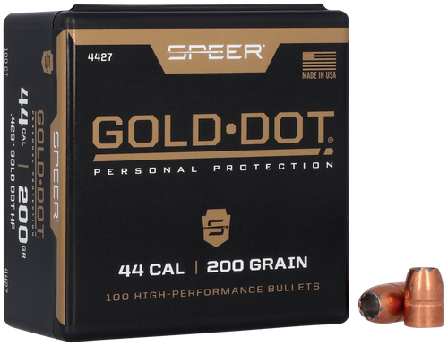 Speer Gold Dot Personal Protection 44Cal 200gr Hollow Point 50 Per Box/5 Case