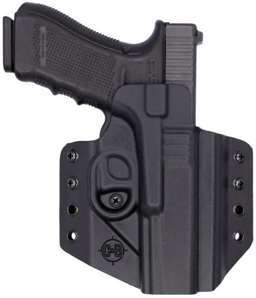 C&G Holsters 0000 Covert OWB Black Kydex