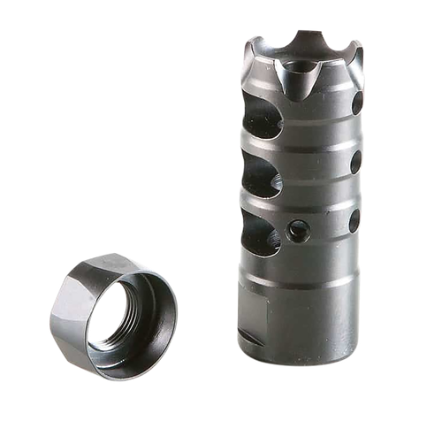 Patriot Ordnance Factory Triple Port Muzzle Brake Black Nitride 5/8"x24 Thread 308 Win 7.62x51mm NATO