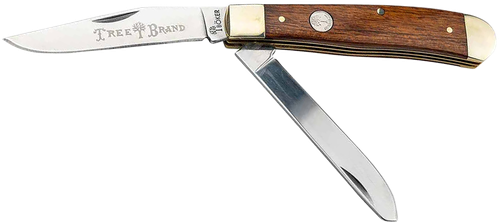 Boker Trapper 2.0 Clip Point/Spey Plain D2 Blade Rosewood Tulip Wood Handle - 110832