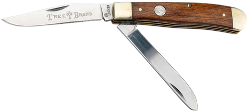 Boker Trapper 2.0 Clip Point/Spey Plain D2 Steel Blade Rosewood Tulip Wood Handle