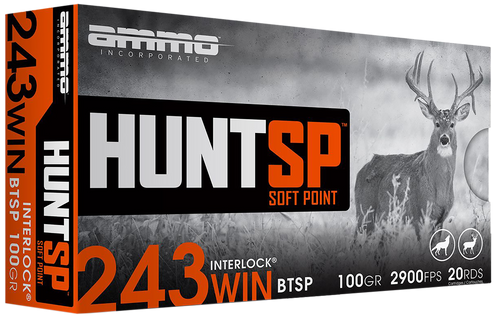 Ammo Inc Hunt 243Win 100gr Soft Point
