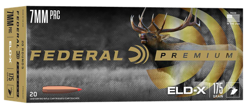Federal 7mm PRC Ammo 175gr ELD-X 20 Rounds - P7PRCELDX1