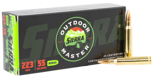 Sierra Outdoor Master 223 Rem Ammo 5gr HPBT 20 Rounds - A937532