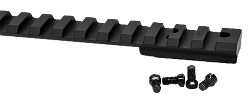 Warne Vapor Picatinny Rail Black Aluminum Howa 1500/Weatherby Vanguard Except MK V Short Action 0 MOA