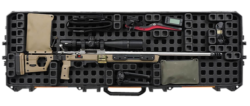 Magpul Daka Grid Organizer Black Polypropylene for Pelican 800 Vault Double - MAG1302BLK